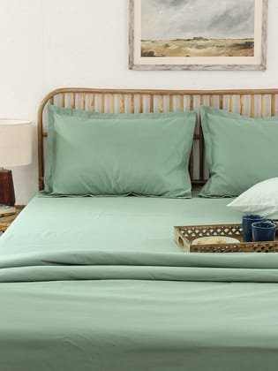 Sage King Bedsheet Set (Green)