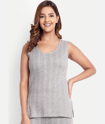 Zeffit Cotton Blend Thermal Tops - Grey Pack of 1