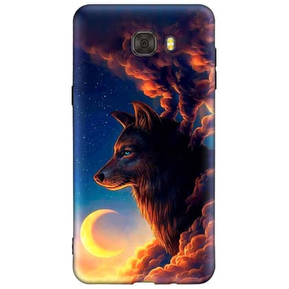 Wolf And Nature Samsung C9 PRO Premium Embossed Mobile cover