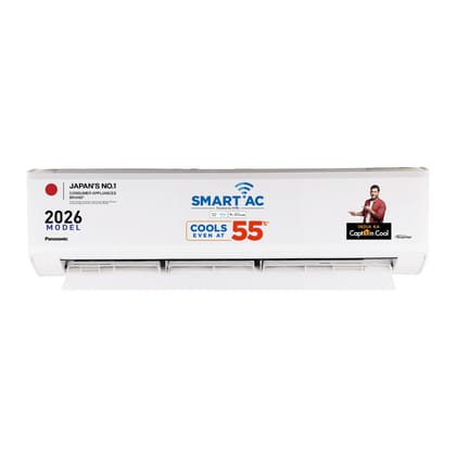Panasonic 2.0 Ton 5 Star New Star rated Premium WiFi Inverter Smart Split AC (Matter Enabled, AI, Higher Airflow,Crystal Clean, Copper Cond., 8in1 Convertible,4-Way,PM0.1 Filter,CS/CU-NU24BKY5W,White) Panasonic 2.0 Ton 5 Star New Star rated Premium WiFi Panasonic 2.0 Ton 5 Star New Star rated Premium WiFi Inverter Smart Split AC (Matter Enabled, AI, Higher Airflow,Crystal Clean, Copper Cond., 8in1 Convertible,4-Way,PM0.1 Filter,CS/CU-NU24BKY5W,White) Panasonic 2.0 Ton 5 Star New Star rated Premium WiFi