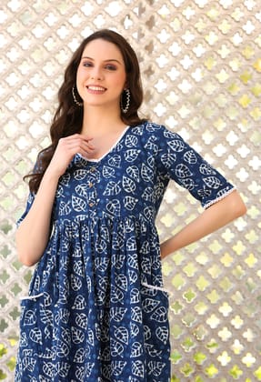 Indigo Pocket Dress-XL