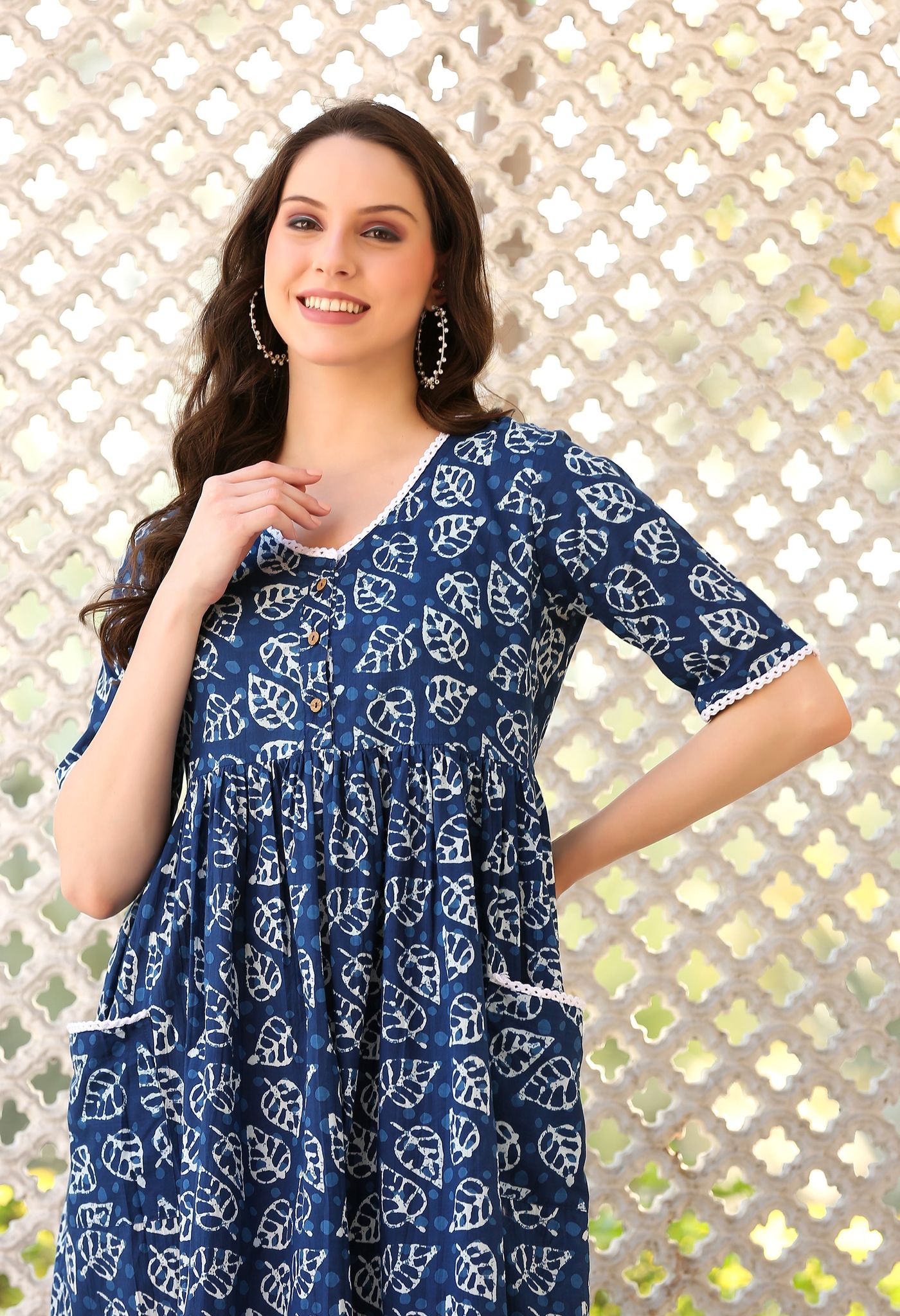 Indigo Pocket Dress-XL