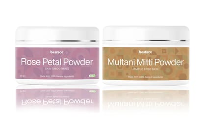 Rose-petal-powder-Multani-mitti-powder-antioxidants-moisturize-skin-pimple-free-skin-blemishes
