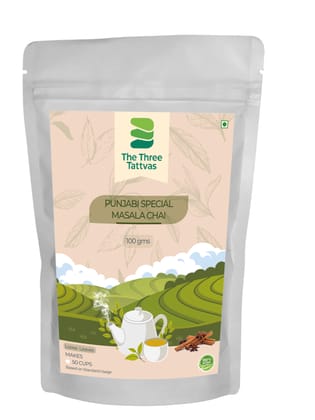 The Three Tattvas Punjabi Special Masala Chai, 100 gm