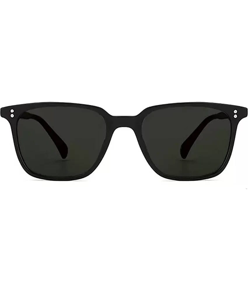 Elligator Black Square Sunglasses ( Pack of 1 )