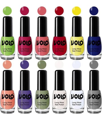 VOLO Best Affordable FullYear Collection Nail Polish Combo 12 Pcs Multi Glossy 60 mL