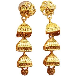 Earring brass plating alloy steel for girls (pack of 1)