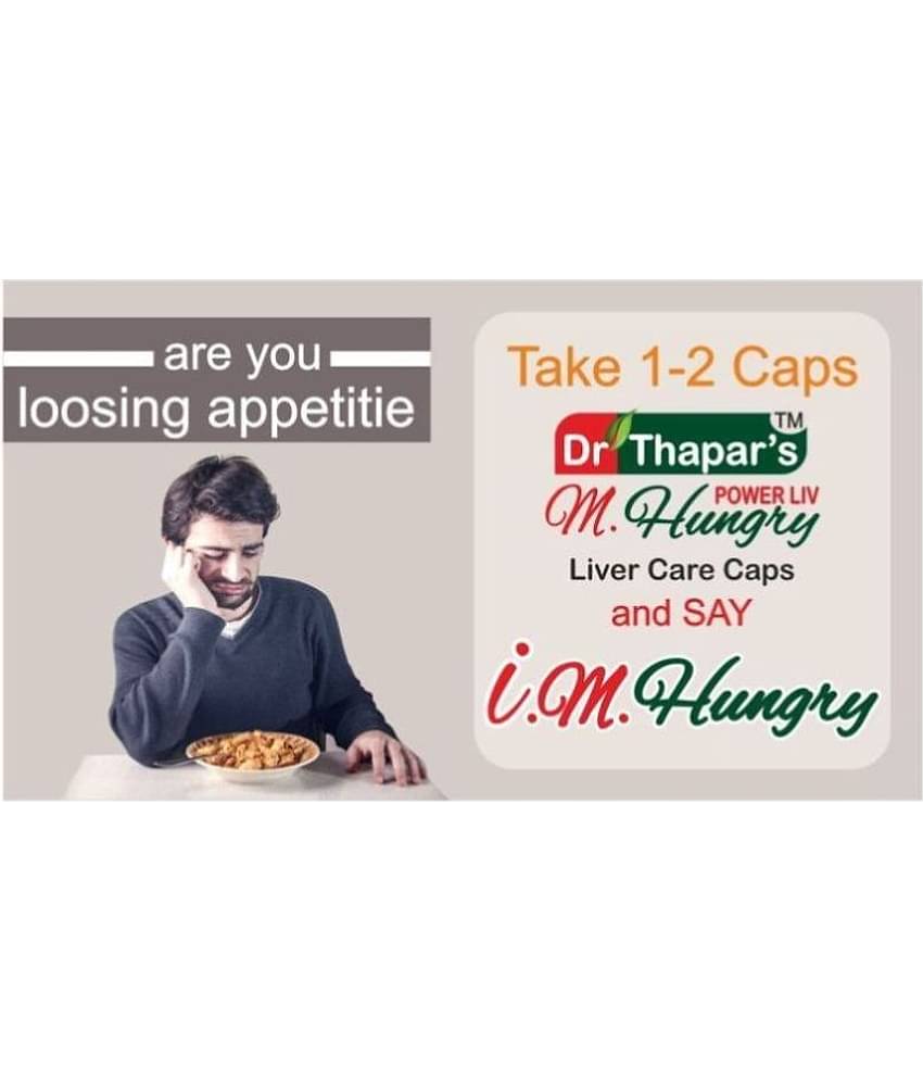 Dr. Thapar'S Power Liv M Hungry Feel Hungry 60 Capsule 500 Mg