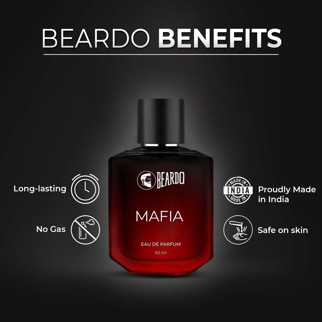 Beardo Whisky Smoke & Mafia Perfume EDP Combo