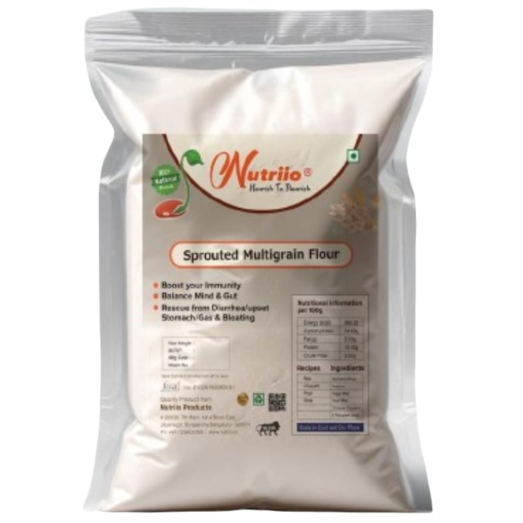 Nutriio - Sprouted Multi Grain Flour 900 Gms (Pack of 2)