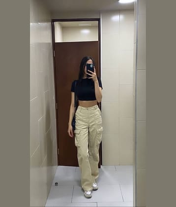 9x denims - Cream Denim Regular Fit Women's Jeans ( Pack of 1 )