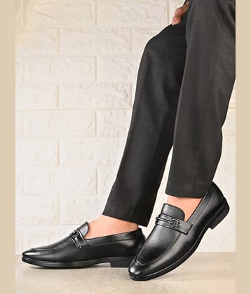 server Black Men's Slip On Formal Shoes
