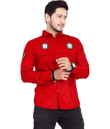 Blue dove Cotton Blend Regular Fit Solids Full Sleeves Men's Casual Shirt - Black ( Pack of 1 )