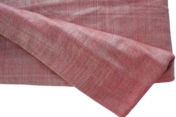 Eri Eri Diamond Weave Red Colour Fabric 3mtr
