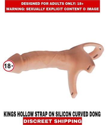 Sexual Wellness Men's Sex Toys RL U X Y Hollow Strap-On Dildo Silicon And Curved Strap-On Dong Satisfier Masturbator For Men