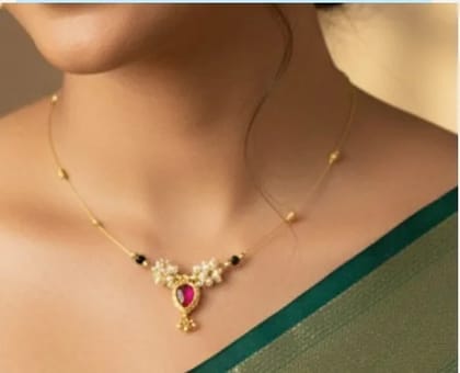 Invisible necklace/mangalsutra D