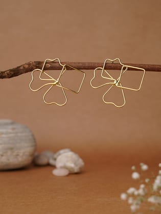 Abstract Flower Earring