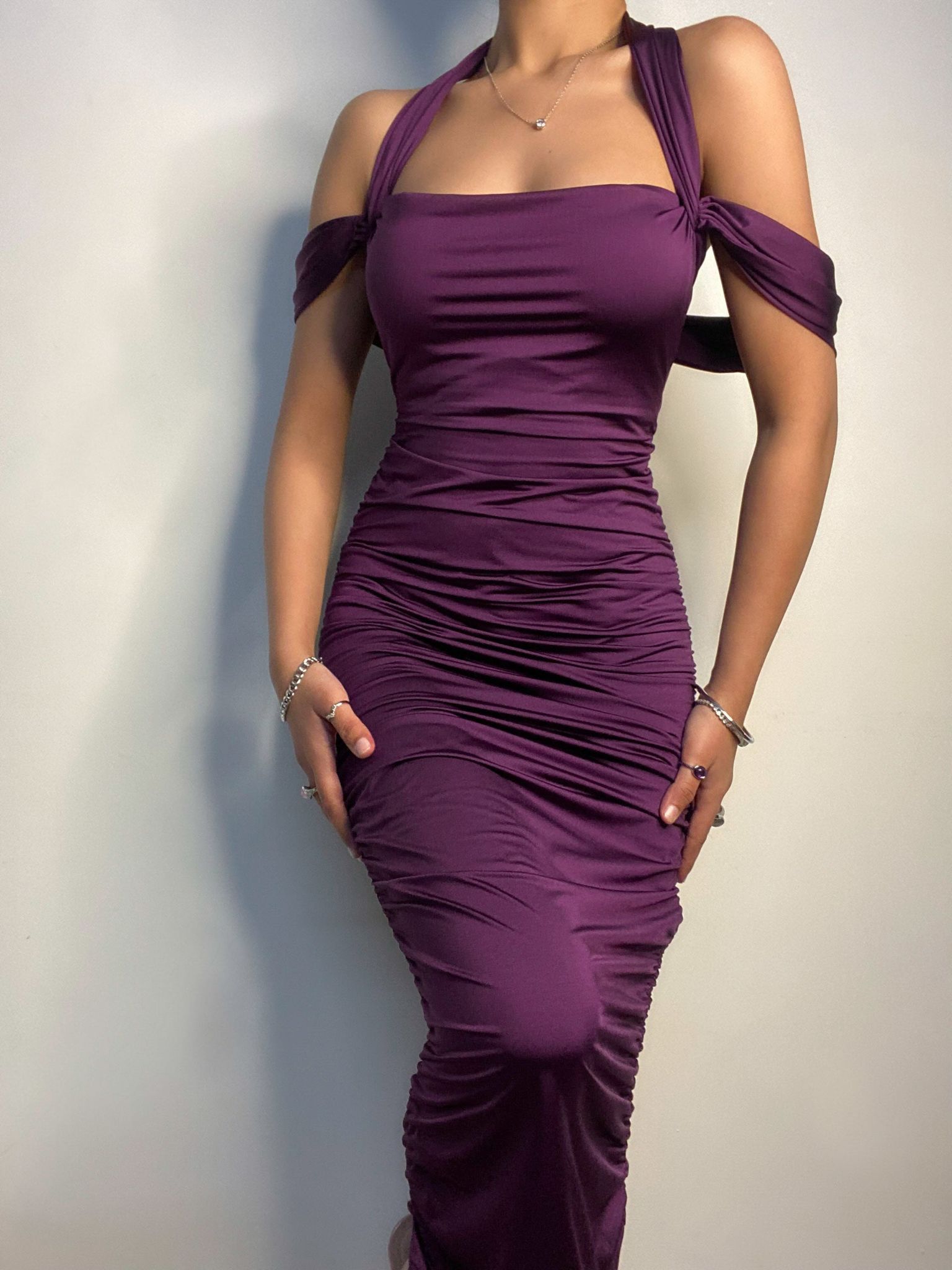Wine Dress-XXS / Wine