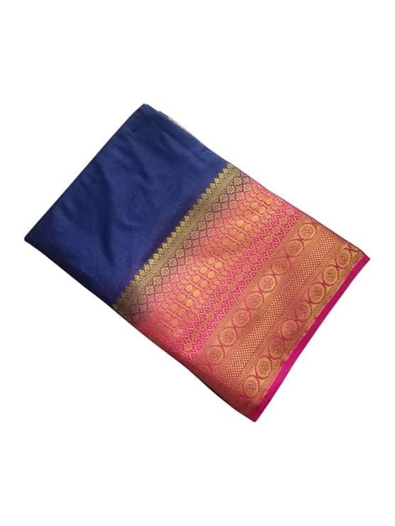 AYYAPPASILK Attractive Women's Patterns Semi Mysore Silk Women's Traditional Saree