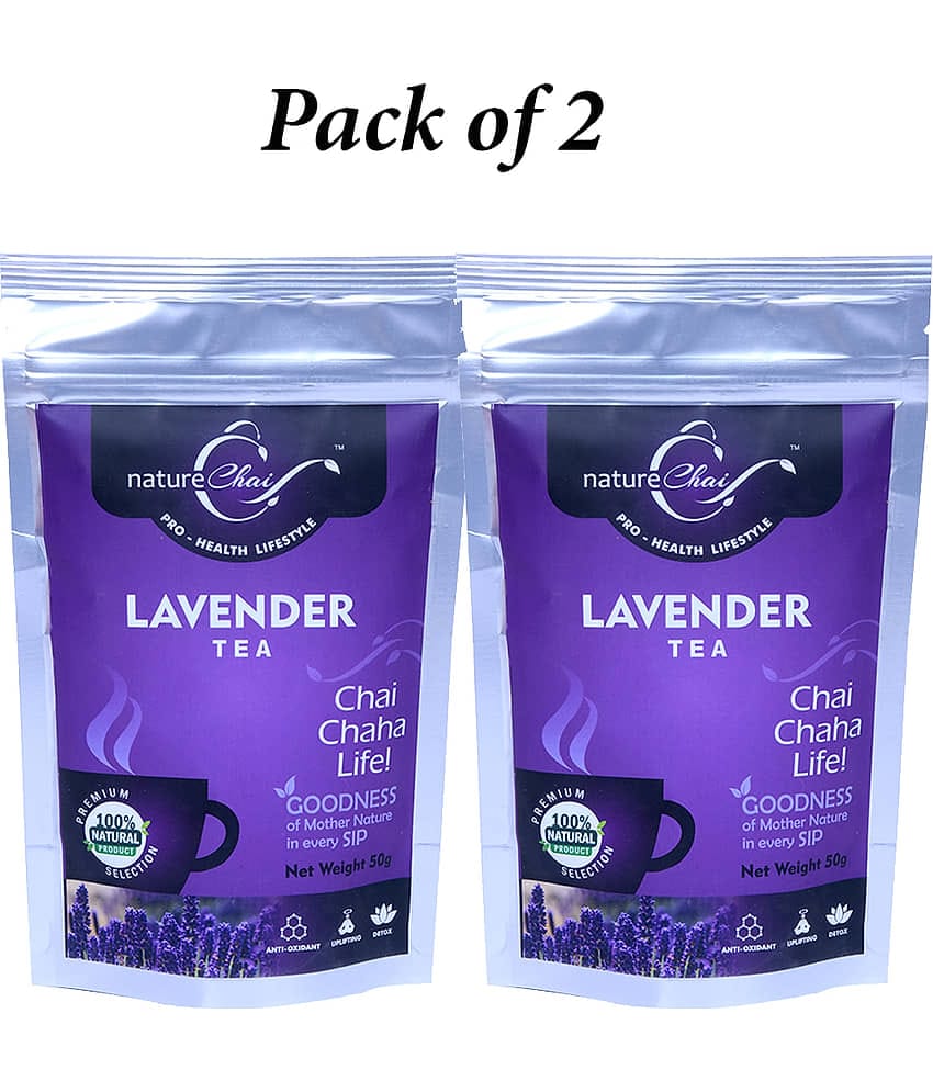 nature Chai Lavender Tea Loose Leaf 50 gm Pack of 2