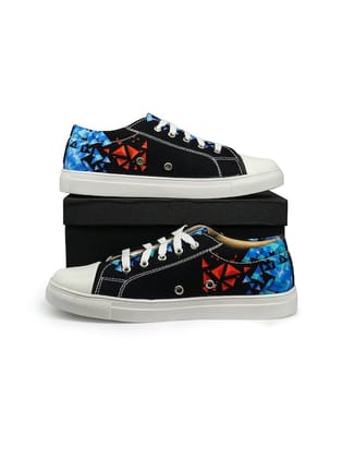 Women Printed Lightweight Canvas Sneakers