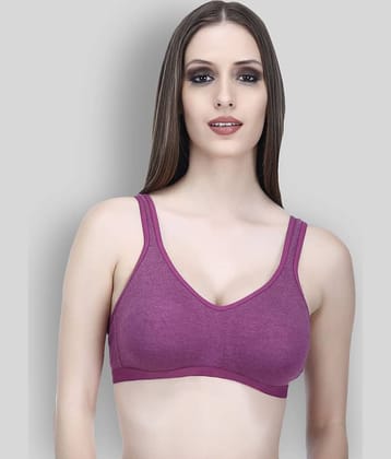 Elina Cotton Non Padded Women's Teenage Bra ( Purple )