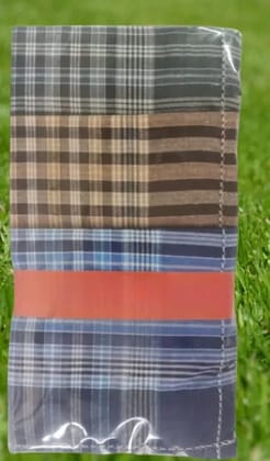 100% Pure Cotton Checks  12 Pcs