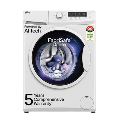 Godrej 6.5 Kg 5 Star AI Tech Fully-Automatic Front Load Washing Machine (WFEON CRS 6510 5.0 FKEDM GLWH, Glacial White) Godrej 6.5 Kg 5 Star AI Tech Fully-Automatic Front Load Washing Machine (WFEON CRS 6510 5.0 FKEDM GLWH, Glacial White) - Glacial White