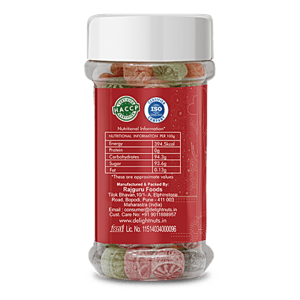 Delight Nuts Premium Assorted Candy - Provides Freshness, Tangy & Sweet In Taste, 130 g