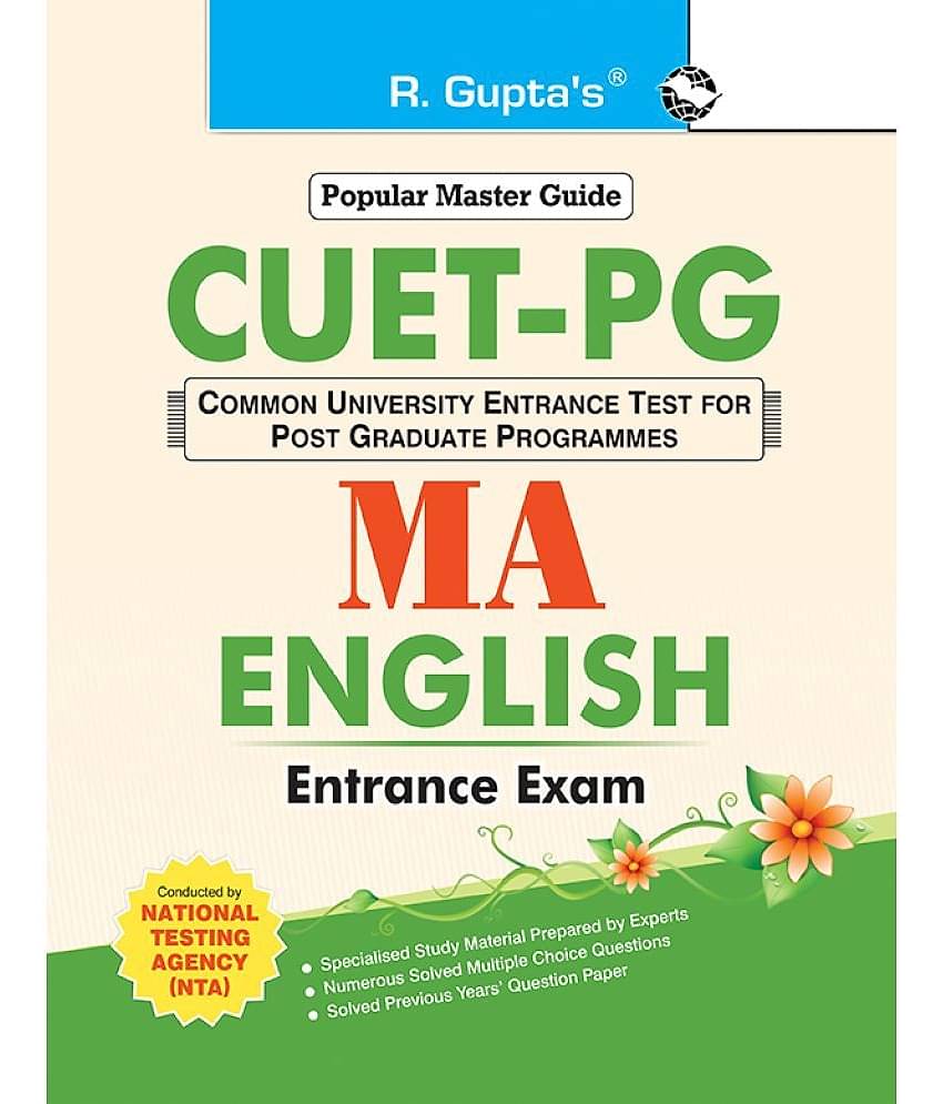 CUET-PG : MA English Entrance Exam Guide