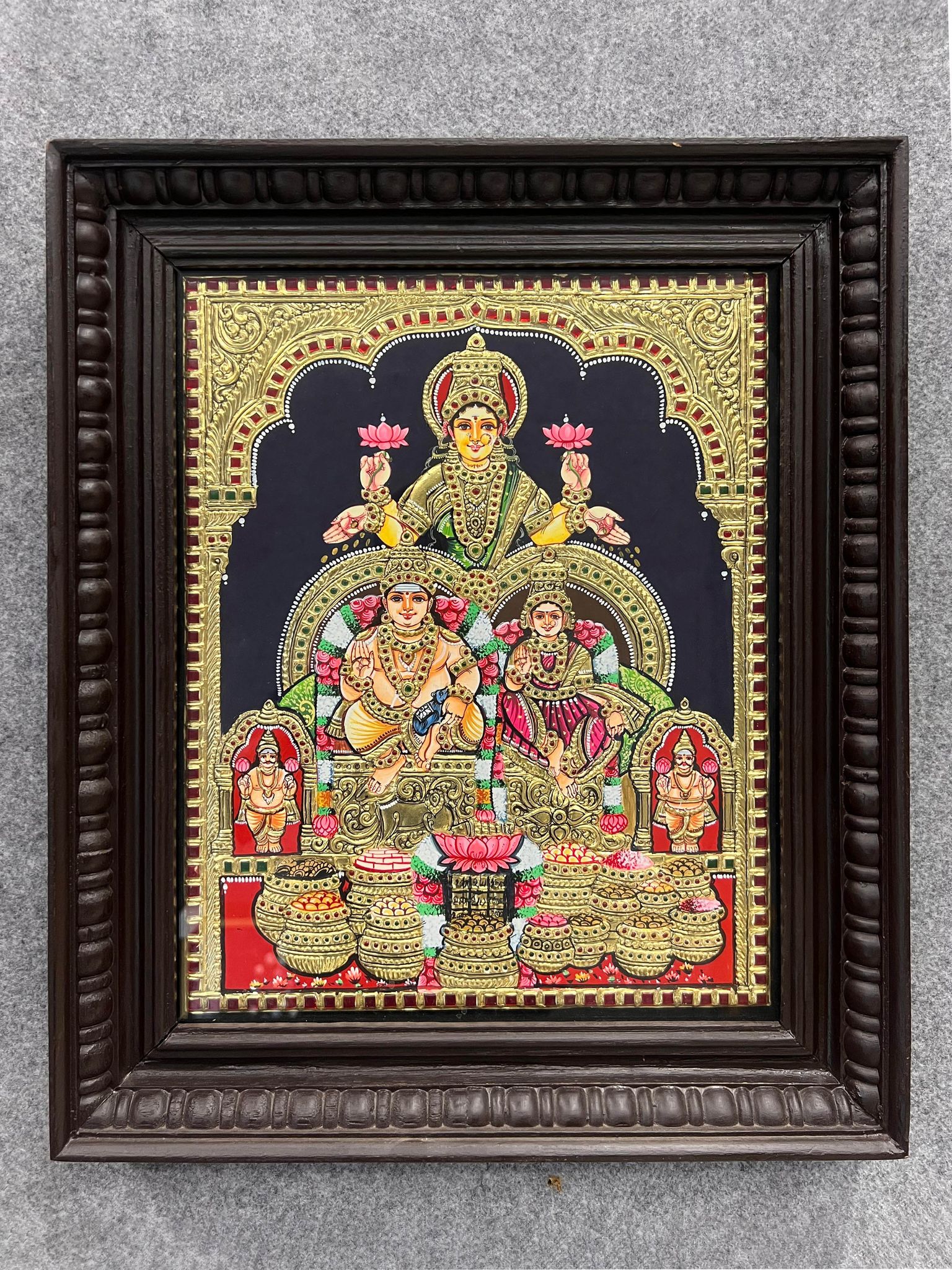 Gubera Lakshmi  - With Frame 18 x 15