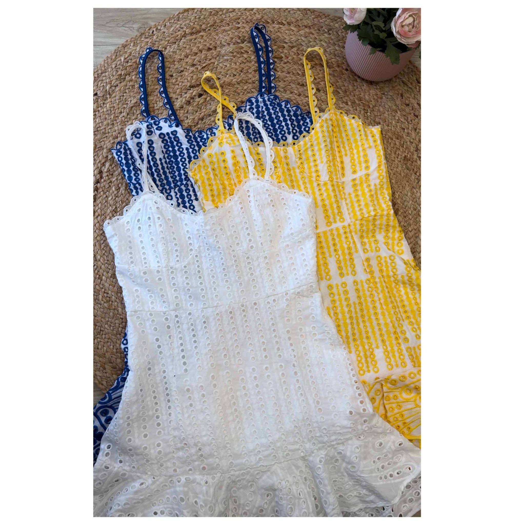 Jasmine beach dress-White / XS