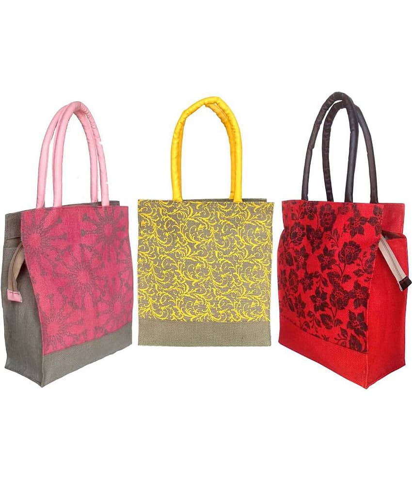 Foonty - Multicolor Jute Lunch Bag