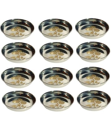A & H ENTERPRISES - Stainless Steel Dessert Bowl 100 mL ( Set of 12 )