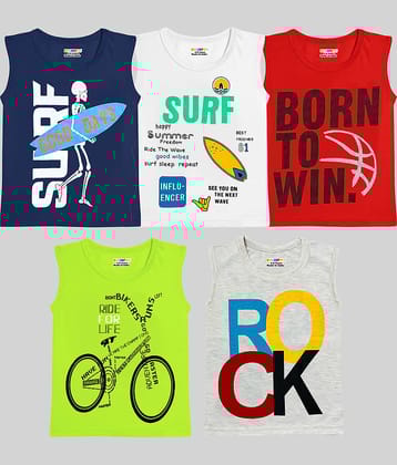 Kuchipoo Pack of 1 Boys Cotton Blend T-Shirt ( Multicolor4 )