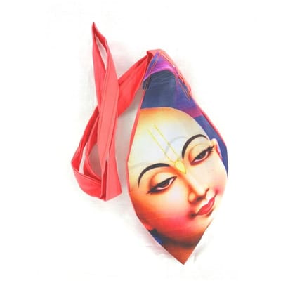 MAYAPURI Mahaprabhu Printed Chanting Bag/Japa Mala Bag with Sakshi Mala Counter