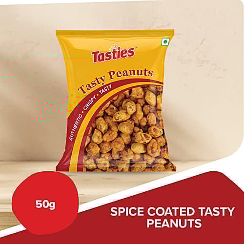 Tasties Tasty Peanuts - Spice Coated, 50 g