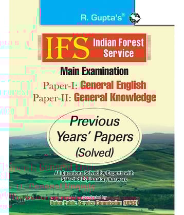 IFS: Main Exam (PAPER-I: General English & PAPER-II: General Knowledge) Previous Years' Papers (Solved)