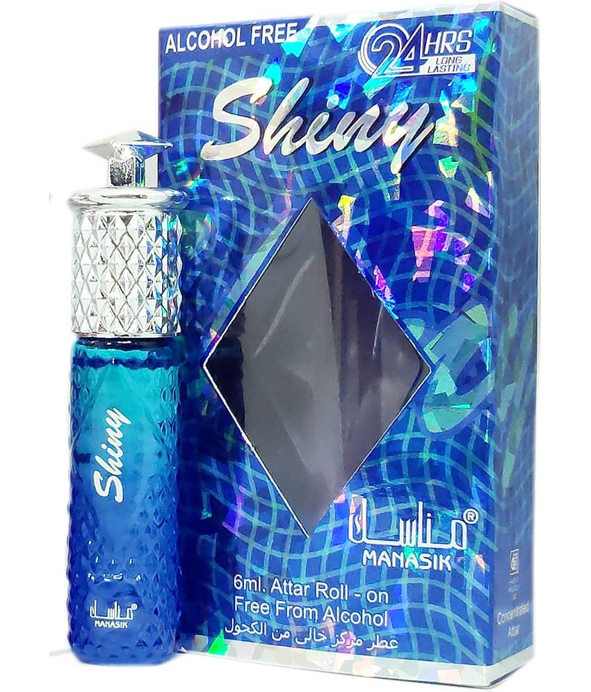 MANASIK SHINY BLUE Concentrated   Attar Roll On 6ml .