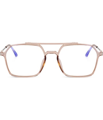 Peter Jones Brown Full Rim Geometric Computer Glasses ( Pack of 1 )