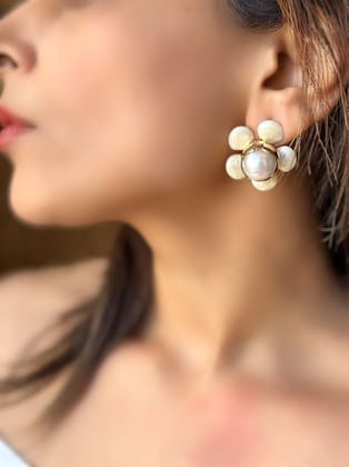 Pearl Bloom Studs