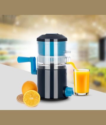 Plastic Vacuum Base Portable Fruit & Vegetable Manual Hand Juicer Set Of 1 PIC