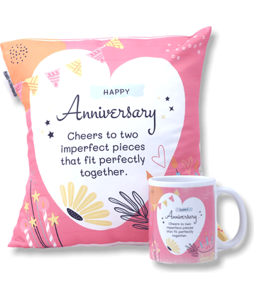 Ros - Purple Gifting Printed Cushion