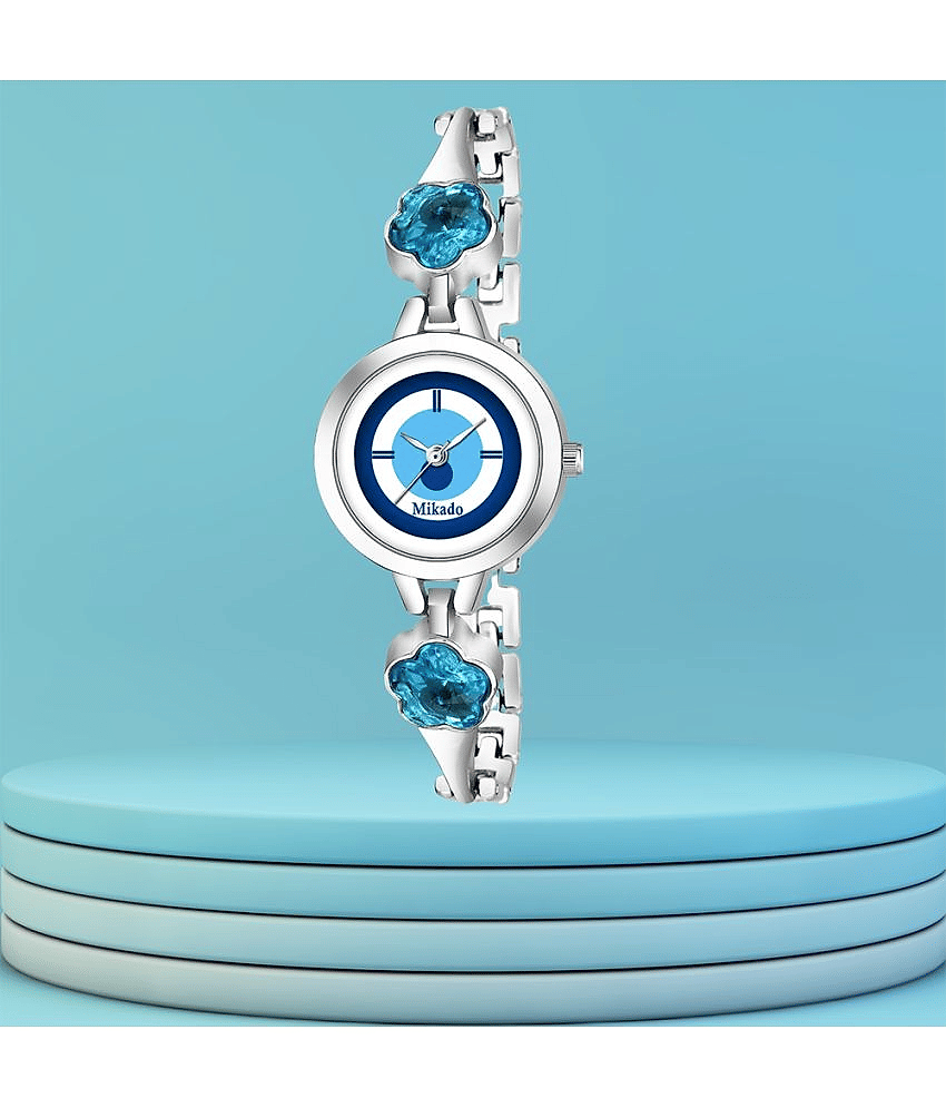 Mikado Stainless Steel Round Womens Watch