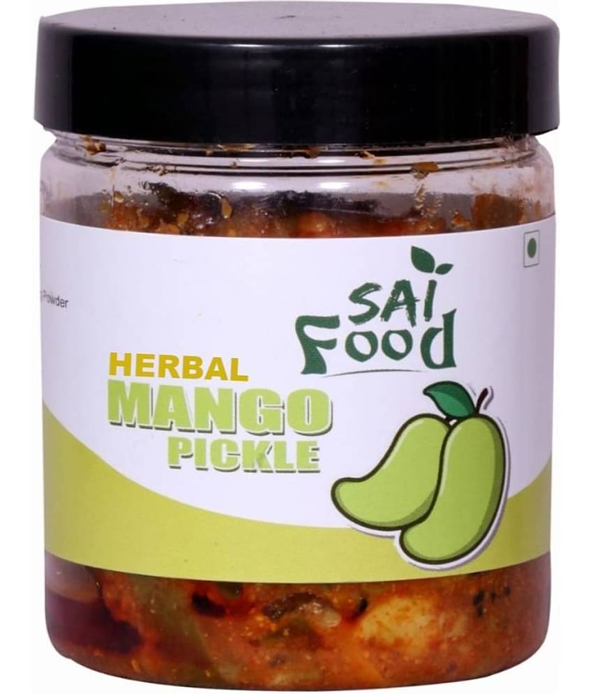 SAi Food HERBAL Punjabi Mango Pickle( Real Taste of Punjabi Pickle) Premium Pickle Jar ||Mouth-Watering Pickle 250 g