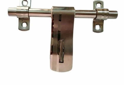 Handles with Kadi Set of 1 for Main Doors and Gates Silver Colour Stainless Steel Pack of 1 Set with Handle AMBZ08