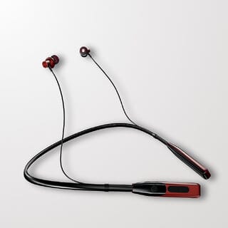 TecSox Spark 511 Bluetooth Neckband | 30 Hours Play TIme | HD Mic & High Bass | 13mm Driver