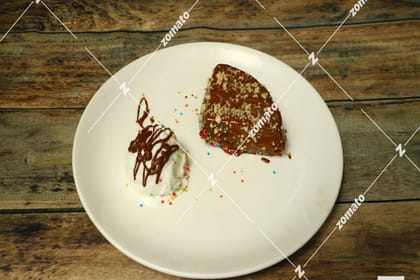 Milk chocolate belgian waffle