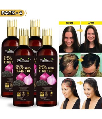 Phillauri - Nourishment Onion Oil 400 ml ( Pack of 4 )