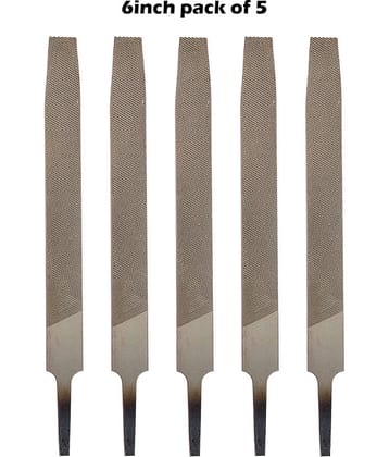 Flat Engineer's File Tool 6Inch (125mm) (Pack Of 5) File Flat